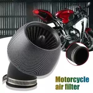 혼다 가와사키 더트 피트 자전거 오토바이 야마하 스쿠터 모든 탄소 섬유 에어 필터 70-200cc ATV 48mm