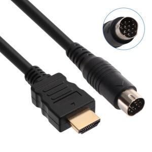 Sega Saturn to HDMI 호환 컨버터 케이블 모니터 디스플레이 어댑터 SS 게임용 2M 720P 1080P