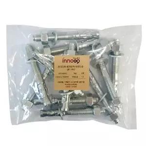 [이노타임]이노공구 콘크리트 웨지앙카 아연도금 12 x 100mm 12p 1144