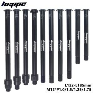 HEPPE 자전거 스루 액슬 프론트 포크 샤프트 꼬치 12x100/110 리어 허브 12x142/148 M12xP1.0/1.25/1.5/1.7