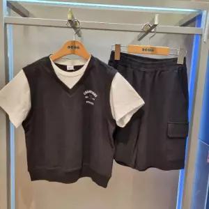 에스핏 HC22 레이어드 피케5부세트 쥬니어레이어드 피케5부반바지세트 sjz304mktr03