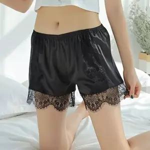 여자속바지 레이스 속바지 실크 이너 홈웨어 교복 웨딩 속치마