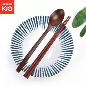 옻칠 수저 세트 나무 수저 숟가락 젓가락 주방 식기 숟가락 젓가락 주방 (W34D589)