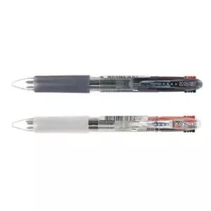 문화 신형 3색 볼펜S 0.7mm 낱개 다색펜 노크식 유성 서류파일 파일 (WAD3A72)