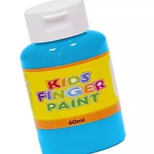 핑거페인트 물감놀이 하늘색 워셔블물감 60ml