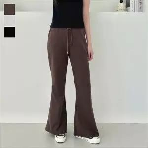 셀럽하우스 면 슬랙스 나팔바지 부츠컷 트레이닝팬츠 3 여자 밴딩