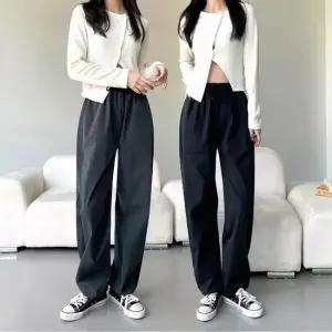 셀럽하우스 팬츠 여자 밴딩 편한바지 바스락 바지 허리 트레이닝