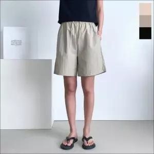 셀럽하우스 허리밴딩 여자 여름하의 시원한 바스락 반바지 쿨팬츠