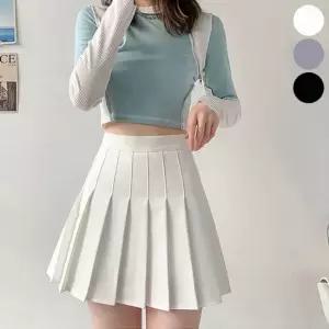 셀럽하우스 테니스 스커트 미니스커트 플리츠 여자 속바지 짧은