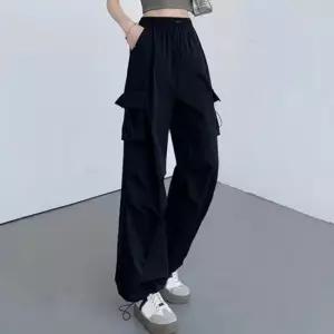 셀럽하우스 여성 2컬러 카고팬츠 힙한 스트랩 허리밴딩 바지