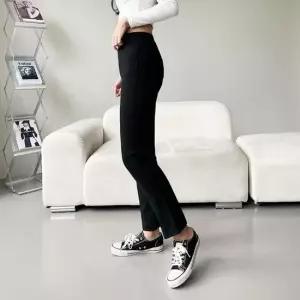 셀럽하우스 라칼 밴딩 팬츠 SD230460 나팔 나팔 여성 레깅스 데님 바지 팬츠 팬츠 와이드 나팔바지 밴딩 여