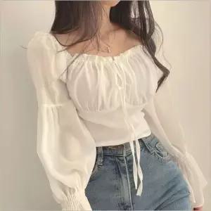 셀럽하우스 오프숄더 셔링 페미닌 2컬러 블라우스 여자 셔츠 스모크밴딩