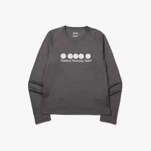 매장정품 diadora 디아도라 [공식스토어] 써마플로우 러닝 긴팔 티셔츠 GREY 1735928