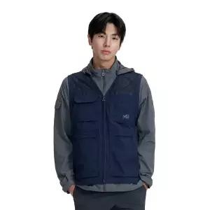 밀레 한정수량MVTUV410남성 여름 등판 망사 멀티 포켓 베스트 출시가141,000원