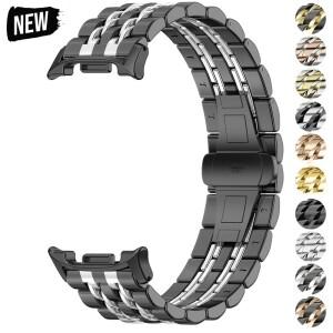 갤럭시 워치 8 40/44mm 클래식 46mm 메탈 브레이슬릿 스테인리스 스틸 밴드 손목밴드 비즈니스