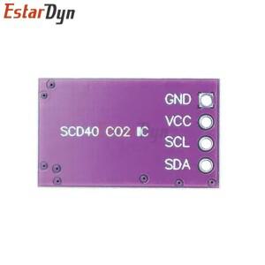 Estardyn SCD40 CO2 가스 센서 모듈 2.4-5.5V는 공기질을 위한 온도 및 I2C를 감지합니다.