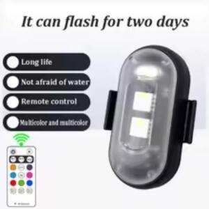 RGB LED 항공기 스트로브 조명 바이크 오토바이 플래시 위치 무선 비행기 헬리콥터 경고등