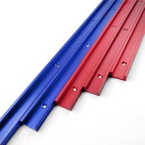 T트랙 30-50cm 알루미늄 T-트랙 목공 표준 마이터 게이지 가이드 슈트 슬롯 작업대 테이블쏘용 목재 도구