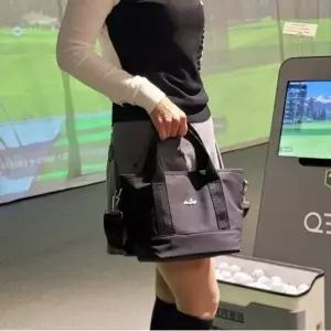 여성 골프 토트백 데일리 파우치 라운딩 여행용 필드용품