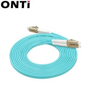 ONTi LC-LC UPC 멀티모드 듀플렉스 광섬유 패치 코드 케이블 10G OM3 2.0mm