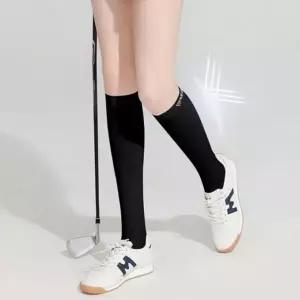 여성용 슬림핏 냉감 골프 니삭스 롱양말 골프반 스타킹
