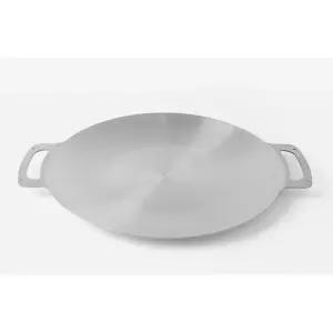 30cm 스텐 캠핑 휴대 그리들 구이용 손잡이 가방 포함 고기불판 그릴팬