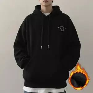 [쉐도우샵]남성 기모 오버핏 후드티 겨울 따뜻한 데일리 맨투맨 후드 (5031172