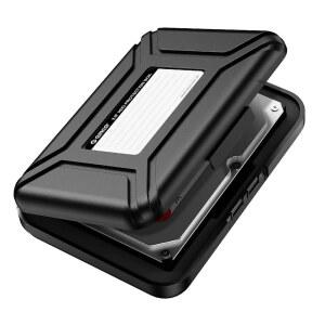 ORICO 하드 드라이브 케이스 3.5인치 HDD 보관 정전기 방지 및 충격 외장 휴대용 케이스 WD SEAGATE TOSHIBA 삼성호환 HITACHI CRITICALPHXBK와 호환 가능