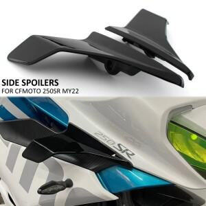 CF250SR 오토바이 부품 사이드 다운 포스 Naked Spoilers CFMOTO CF 250SR 250 SR MY22 용 고정 Winglet 페