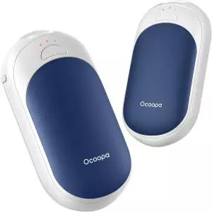OCOOPA 마그네틱 충전식 손난로 2팩 초박형 전기 휴대용 포켓 사이즈 히터 남성용 여성 지갑 필수품 유니온