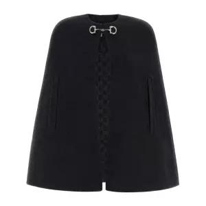 홀스빗 클라스프 울 블렌드 케이프 852796ZAQW0 1179