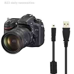 편리한 USB 케이블 카메라 비디오 동기화 전송 케이블 Nikon Olympus Pentax Sanyo용 8핀 150cm
