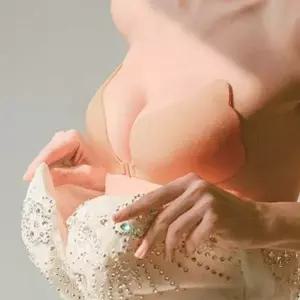 웨딩 촬영 브라 누브라 속옷 4size/오프숄더 누디 뽕-WD5C3AF__