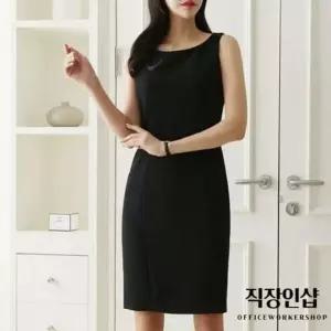 블랙정장원피스 원피스 민소매원피스 나시원피스 여름-WD64A7F____