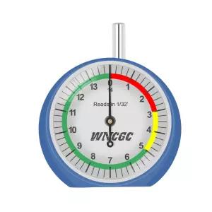 WNCGC 타이어 트레드 깊이 게이지 모터사이클 자동차 트럭 또는 버스용 컬러 코딩 전문가와 함께하는