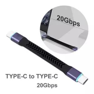 고속 충전 USB C to USB C 타입 케이블 고속 타입 라인 숏 라인 PD 240W 8K 60Hz 20Gbps 10cm