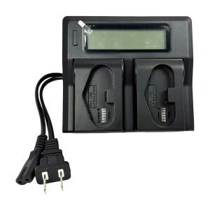 LP-E19 LP-E4N LP-E4용 퀵 LCD 듀얼 배터리 충전기 LP-E4 EOS-1DX MARK II EOS-1D X EOS-1DS III IV III와 호환됩니다