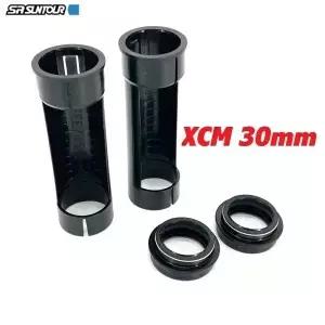 SR SUNTOUR XCM 프론트 포크 수리 부품 30mm Stanchion 와이퍼 씰 더스트 씰링 슬라이더 슬리브 내부