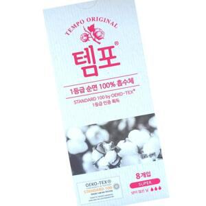 데일리 사용이편리한 여성용품 x 템포 6개 슈퍼 동아제약 생리대 체내형 깔끔하고편리 탐폰 8P