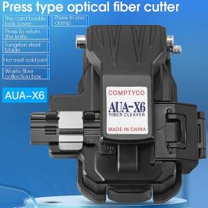 COMPTYCO AUA-X6 고정밀 섬유 절단기 케이블 도구 FTTH 칼 상자 포함
