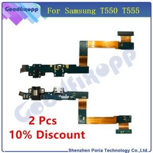 충전 포트 플렉스 케이블  호환 갤럭시 호환 탭 A 9.7 인치 SM-T550 T550 T555 도크 커넥터 1개