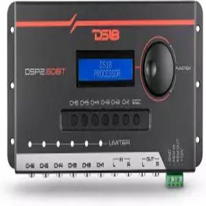 블루투스 및 LCD 화면이 있는 DS18 DSP2.6DBT 2채널 아웃 디지털 사운드 프로세서 앱을 통한 교훈적이고