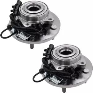 PAROD 2pcs 513273 전륜 허브 및 베어링 어셈블리 2008-2016 크라이슬러 타운 컨트리 닷지 그랜드 카라반