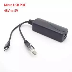 PoE 분배기 5V 마이크로 USB 전원 공급 이더넷 48V5V로 변환 액티브 PoE 분배기