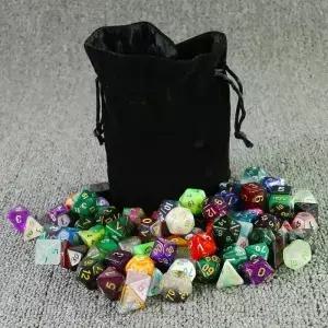 위 가방 홀더 역할 게임 TRPG 테이블 엔터테인먼트 보드 대한 벨벳 Drawstring 보석 포장