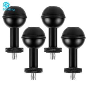 BGNING 1 인치 볼 헤드 어댑터 1/4 M5 조정 가능 나사 고정 마운트  카메라 수중 다이빙  브래킷