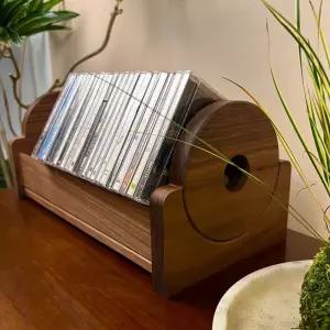 원목 DVD랙 CD 엔틱 장식장 보관함 포토앨범