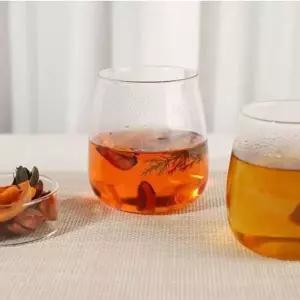 내열 투명 유리잔 카페 음료컵 물병 글라스 유리잔 300ml 2P WFLUVNS