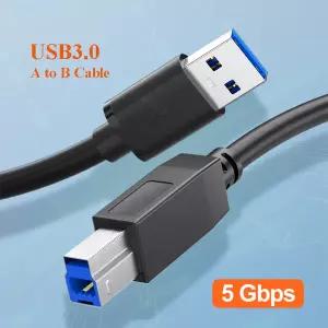 3.0 USB A-B 케이블 5m 3m 2m 3m 스캐너 프린터 케이블 5m 2m 1m PC 노트북 Canon Epson HP호환 ZJiang 라