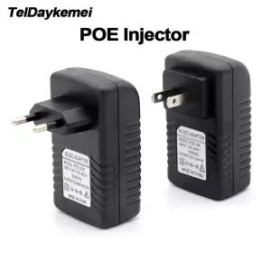 POE 인젝터 12V 15V 24V 48V EU 플러그 CCTV IP 카메라 전원 공급 장치 이더넷 어댑터 핸드폰 AP